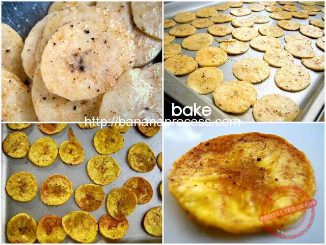 Plantain-Chips-Baking-Result